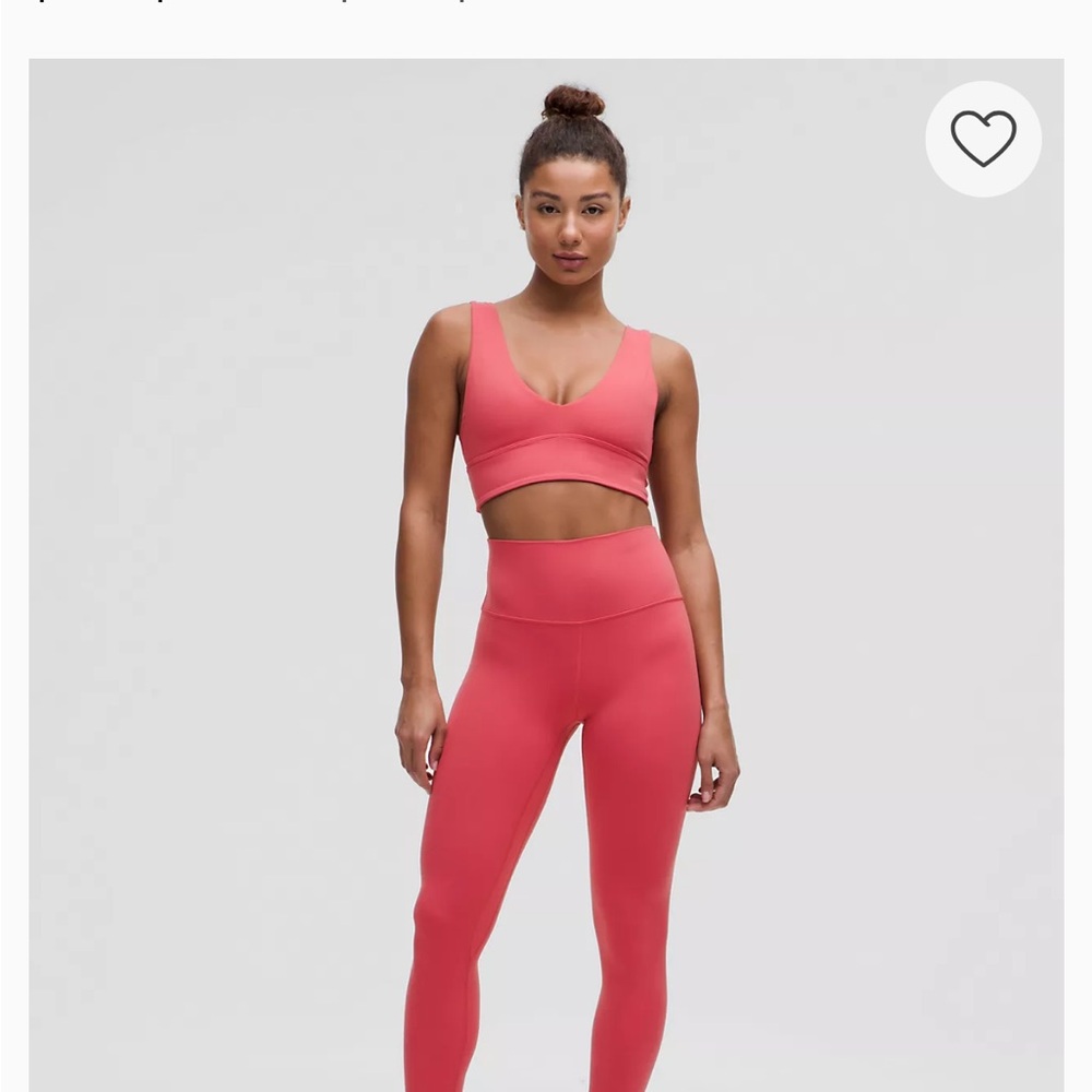 lululemon Glow Up™ Super-High-Rise Tight 28" size 6 desert red